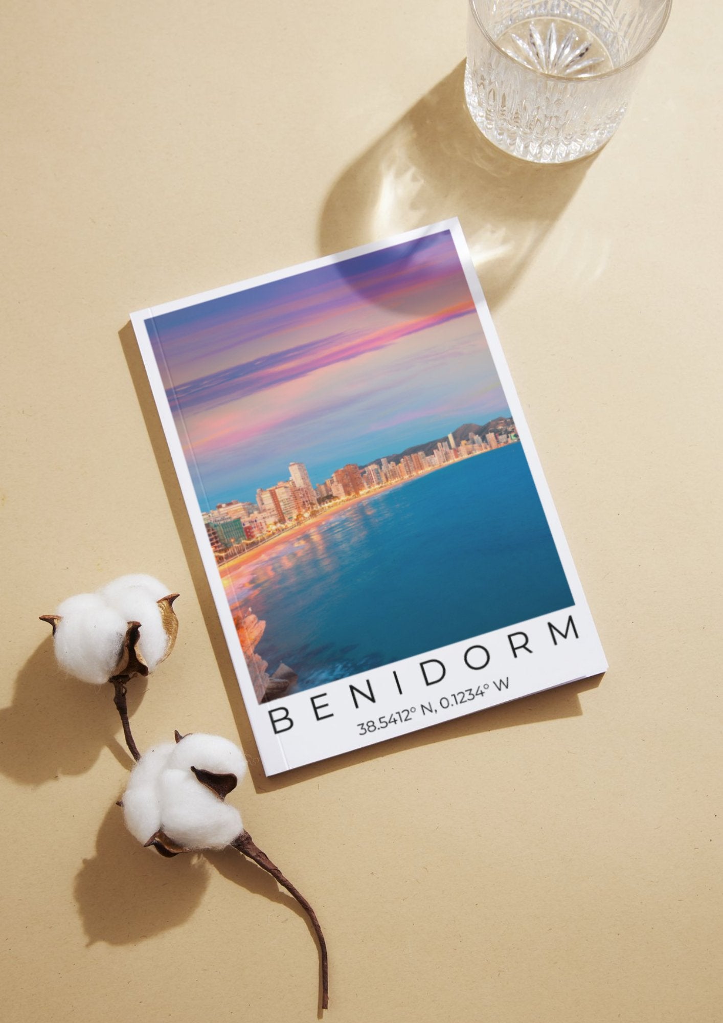 Benidorm Coordinates Poster - ProfessorPrintsUK - A6