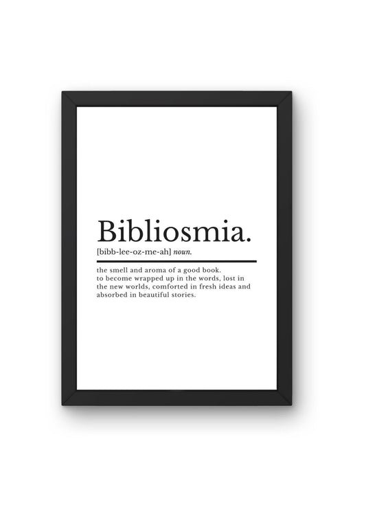 Bibliosmia Definition - ProfessorPrintsUK - A2