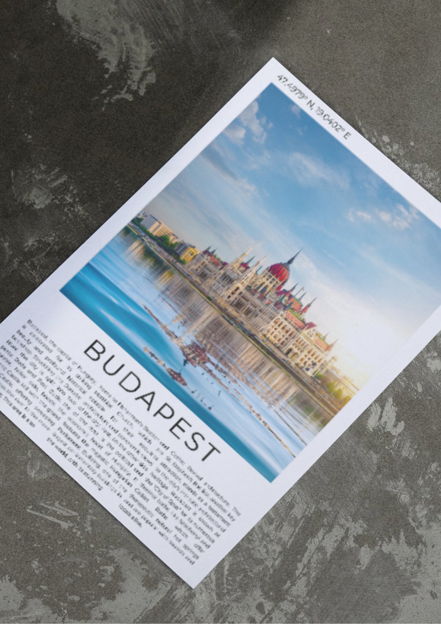 Budapest: Pearl of the Danube - ProfessorPrintsUK - A6