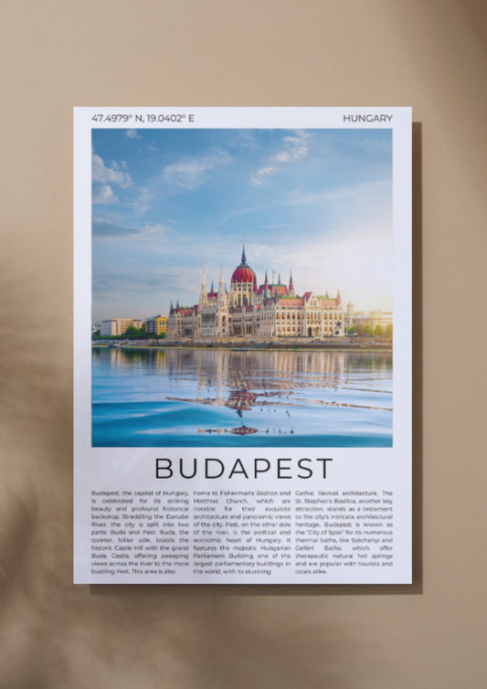 Budapest: Pearl of the Danube - ProfessorPrintsUK - A6