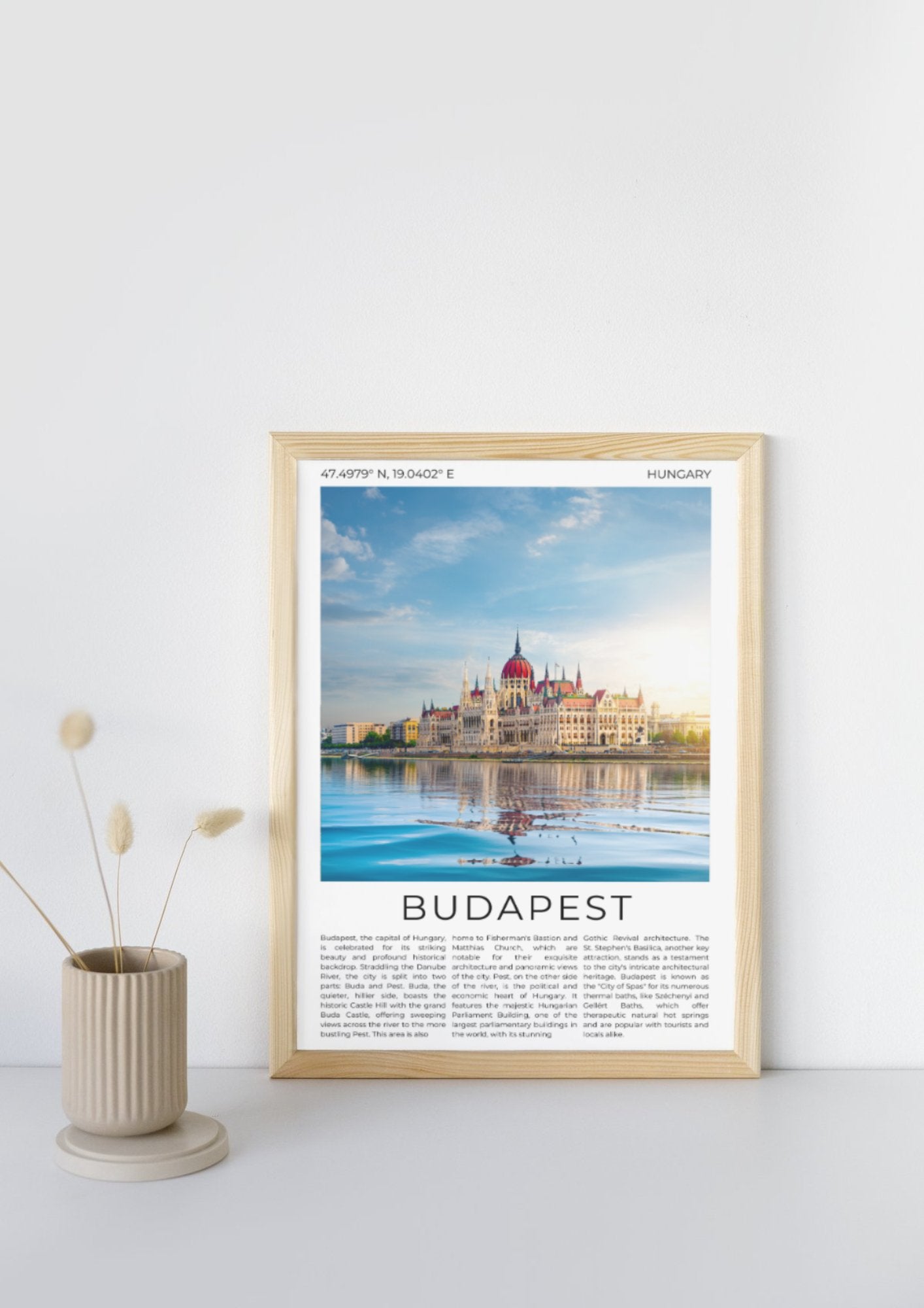 Budapest: Pearl of the Danube - ProfessorPrintsUK - A6