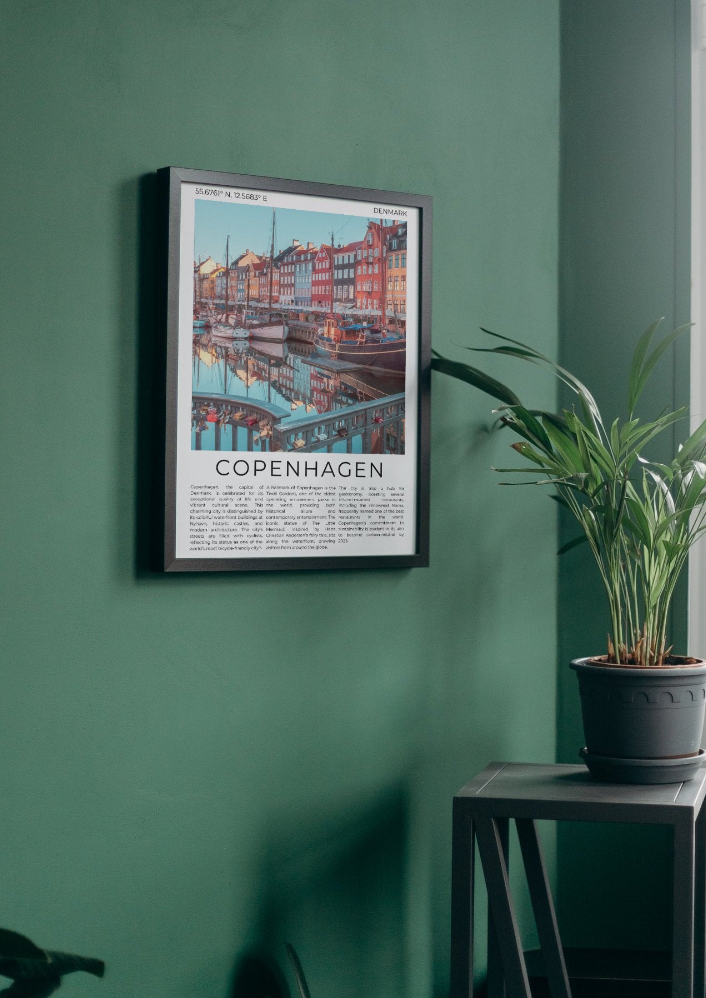 Copenhagen: Scandinavian Gem - ProfessorPrintsUK - A6