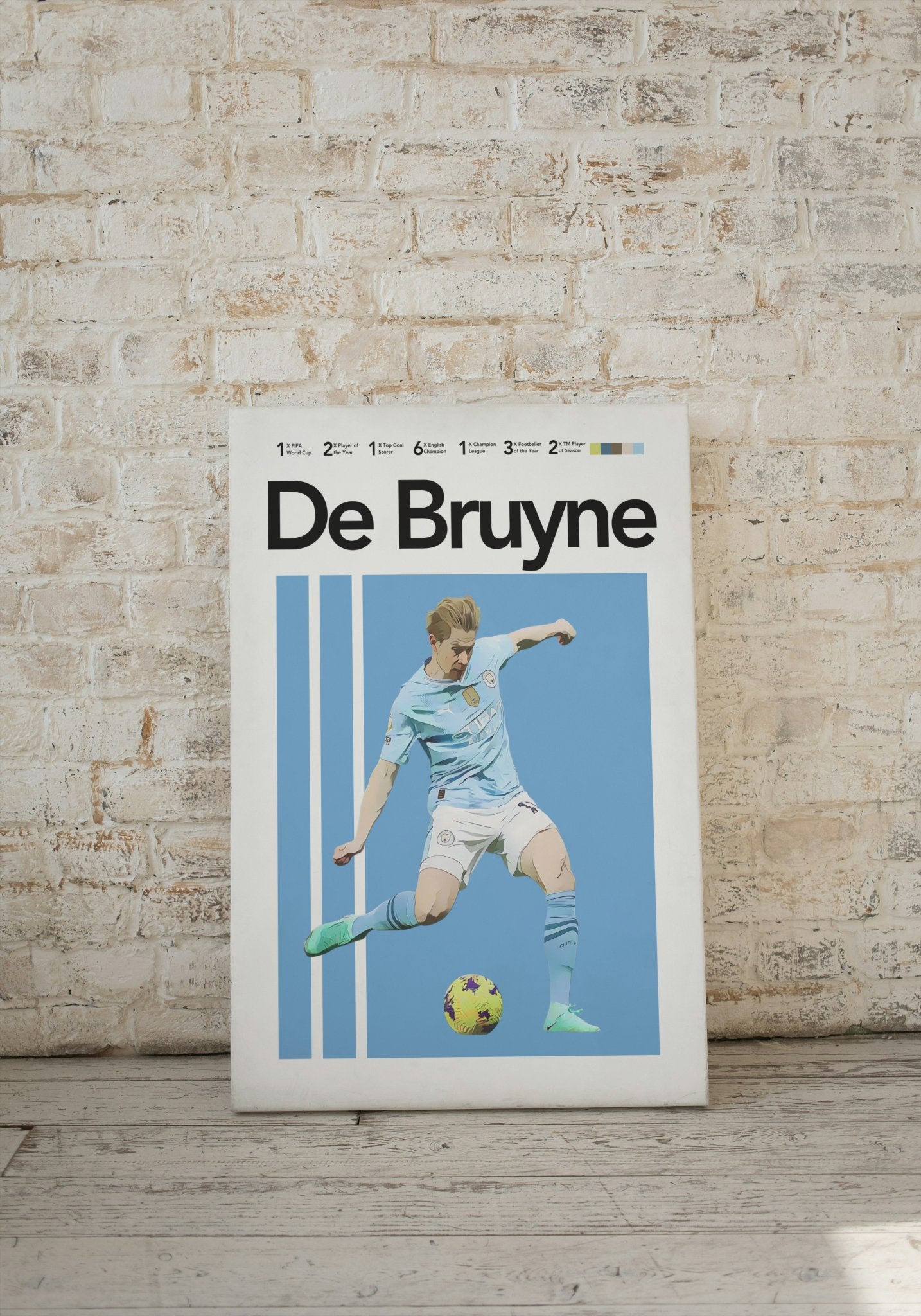 De Bruyne: The Maestro's Legacy Poster - ProfessorPrintsUK - A6