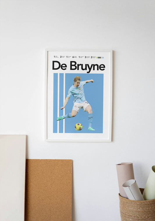 De Bruyne: The Maestro's Legacy Poster - ProfessorPrintsUK - A6