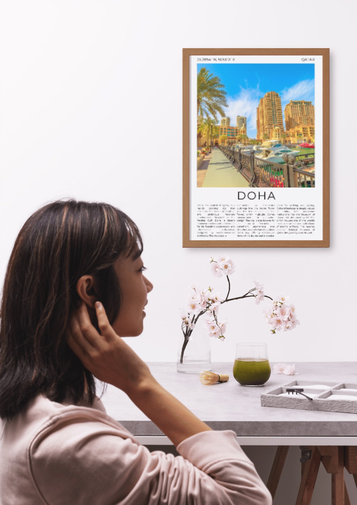 Doha: The Jewel of Qatar - ProfessorPrintsUK - A6