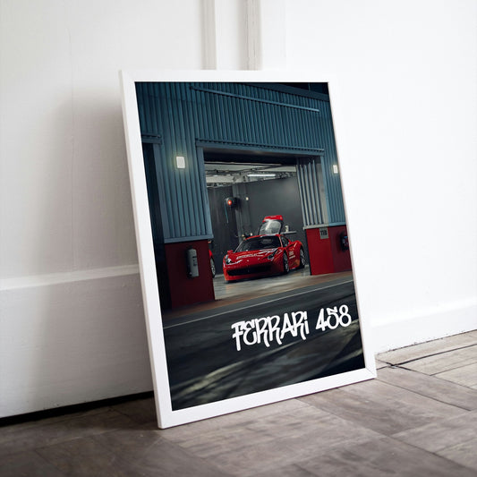 Ferrari - 458 - ProfessorPrintsUK - A5