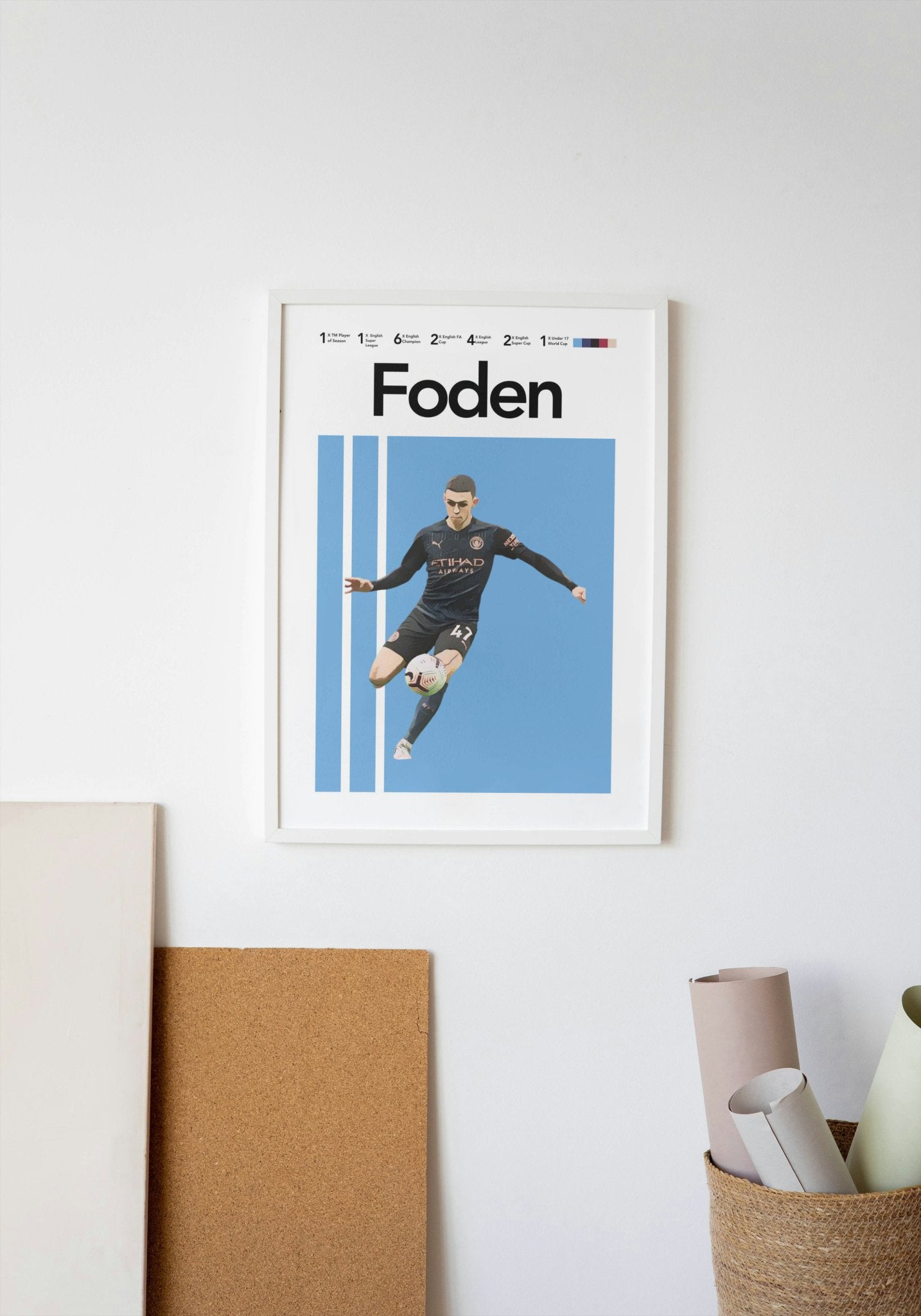 Foden: England's Last Hope Poster - ProfessorPrintsUK - A6