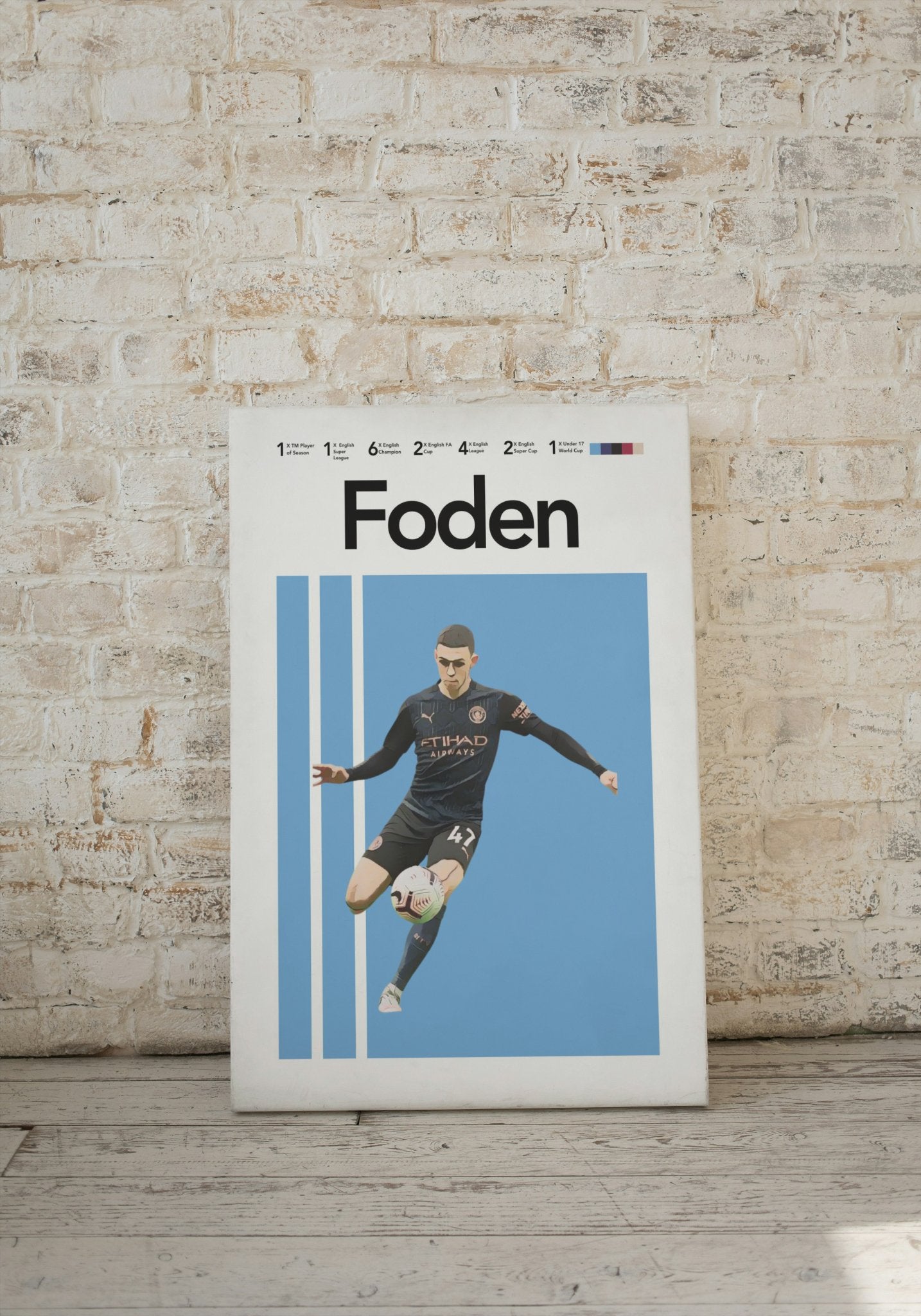 Foden: England's Last Hope Poster - ProfessorPrintsUK - A6