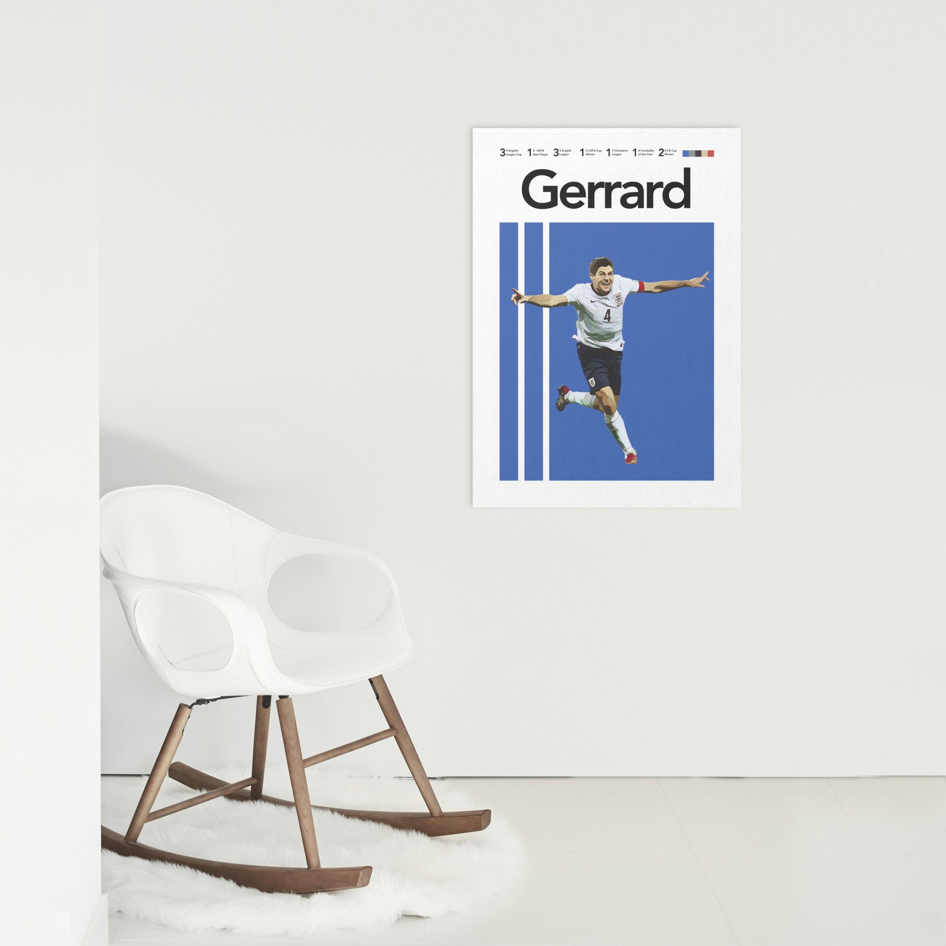 Gerrard: The Captain's Legacy Poster - ProfessorPrintsUK - A6