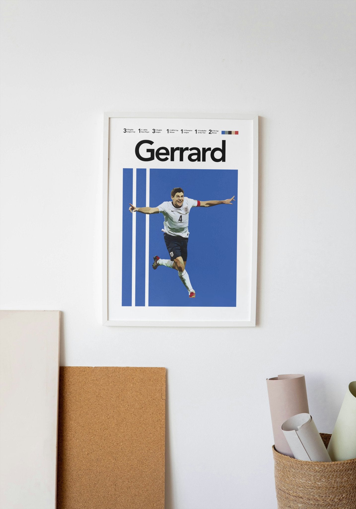 Gerrard: The Captain's Legacy Poster - ProfessorPrintsUK - A6