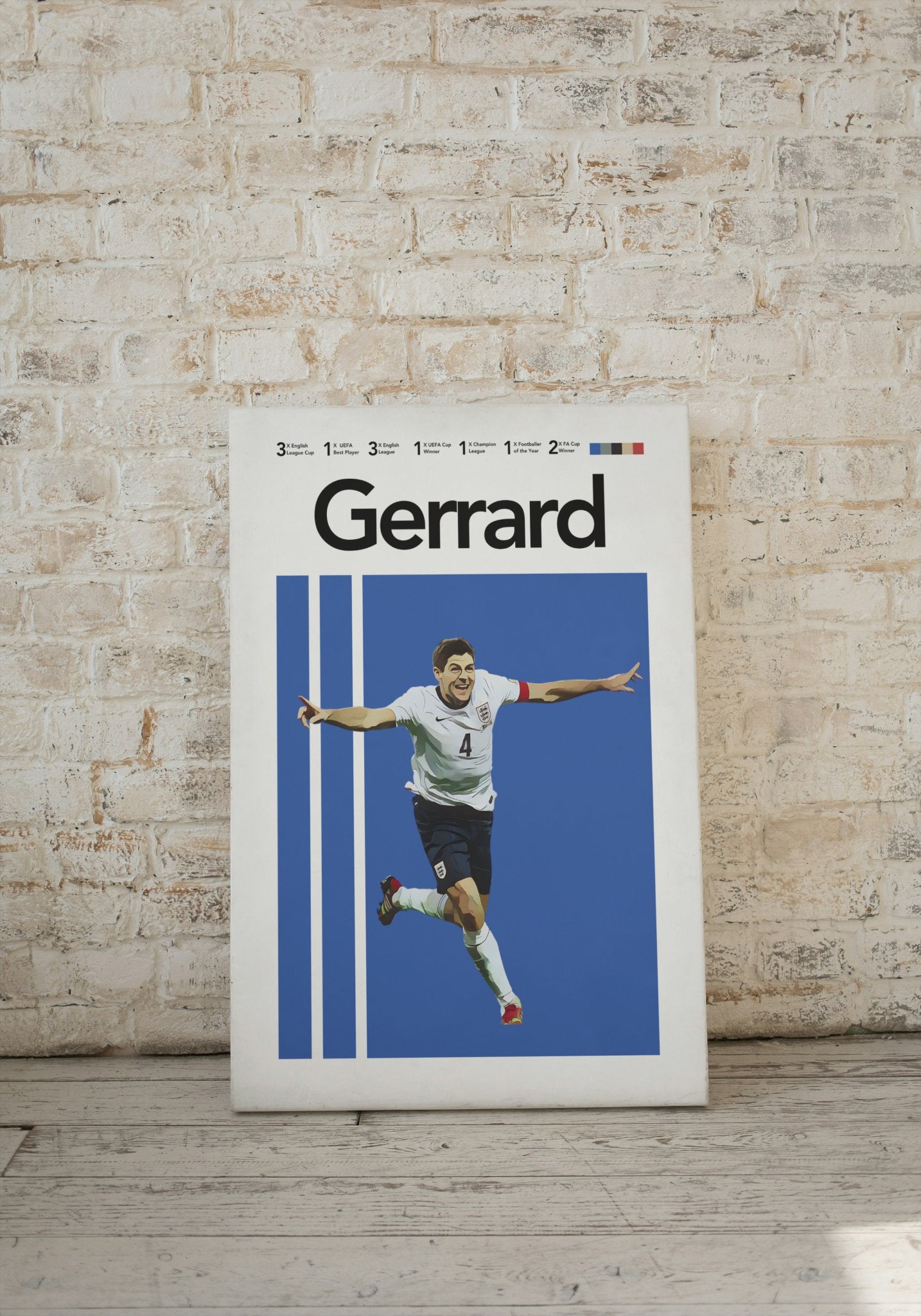 Gerrard: The Captain's Legacy Poster - ProfessorPrintsUK - A6