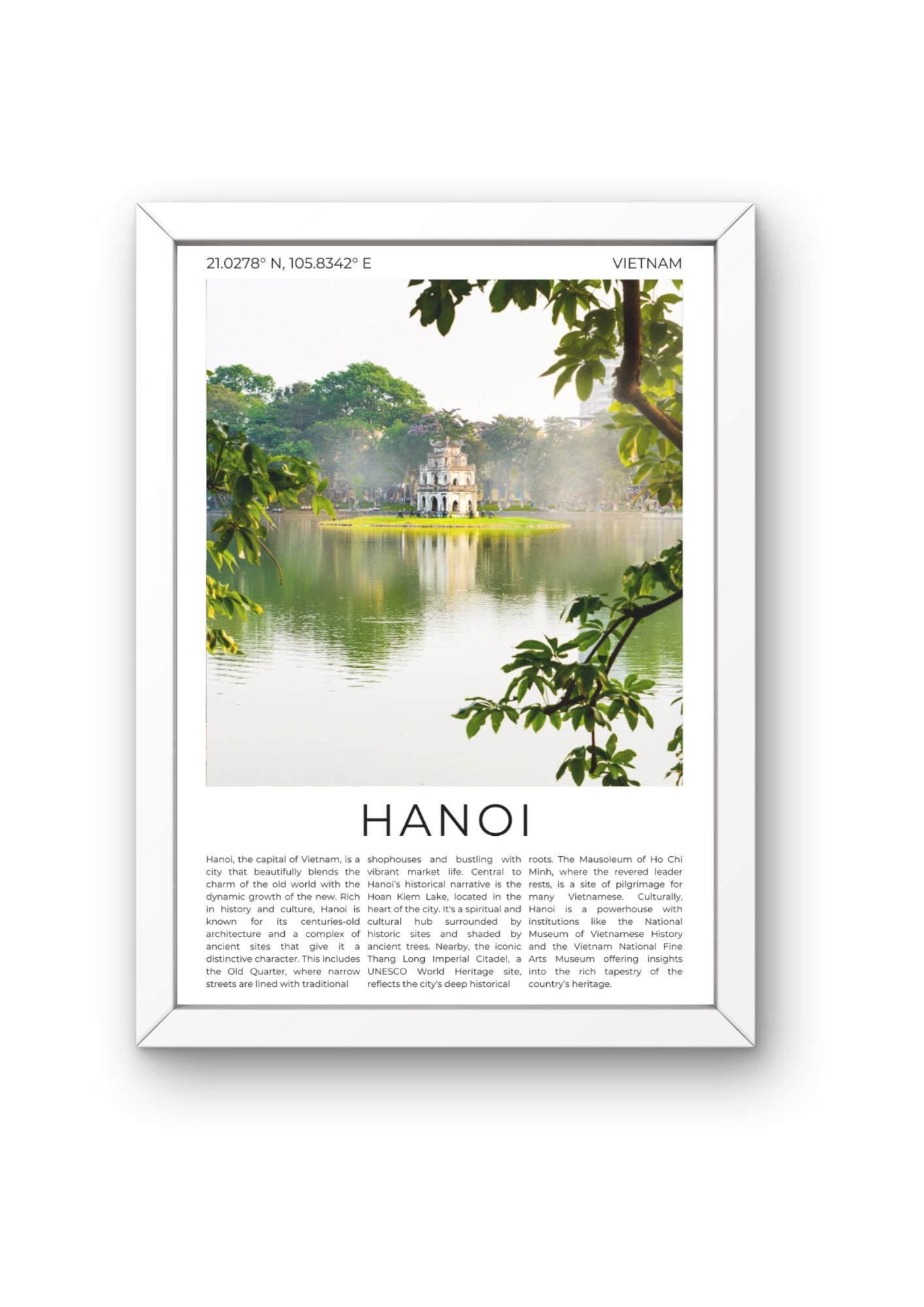 Hanoi: Timeless Charm of Vietnam - ProfessorPrintsUK - A6