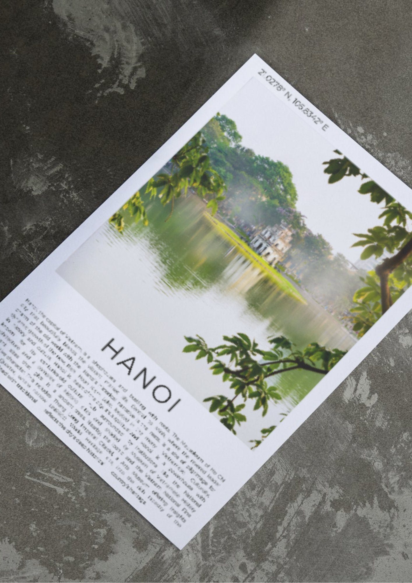 Hanoi: Timeless Charm of Vietnam - ProfessorPrintsUK - A6