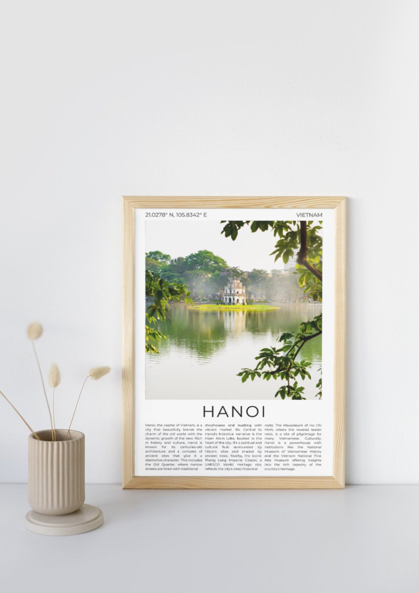 Hanoi: Timeless Charm of Vietnam - ProfessorPrintsUK - A6