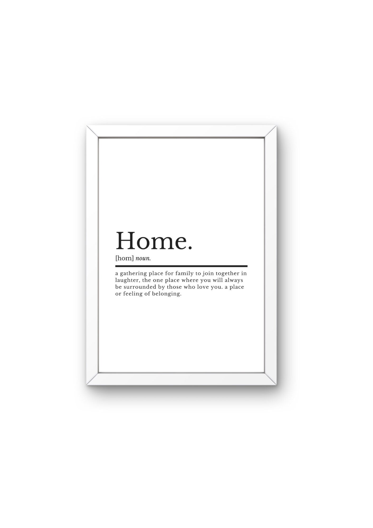 Home Definition Print | New Home Gift | Congratulations Print | Dictionary Style Poster | Housewarming Gift | New Home Greetings Print - ProfessorPrintsUK - A2