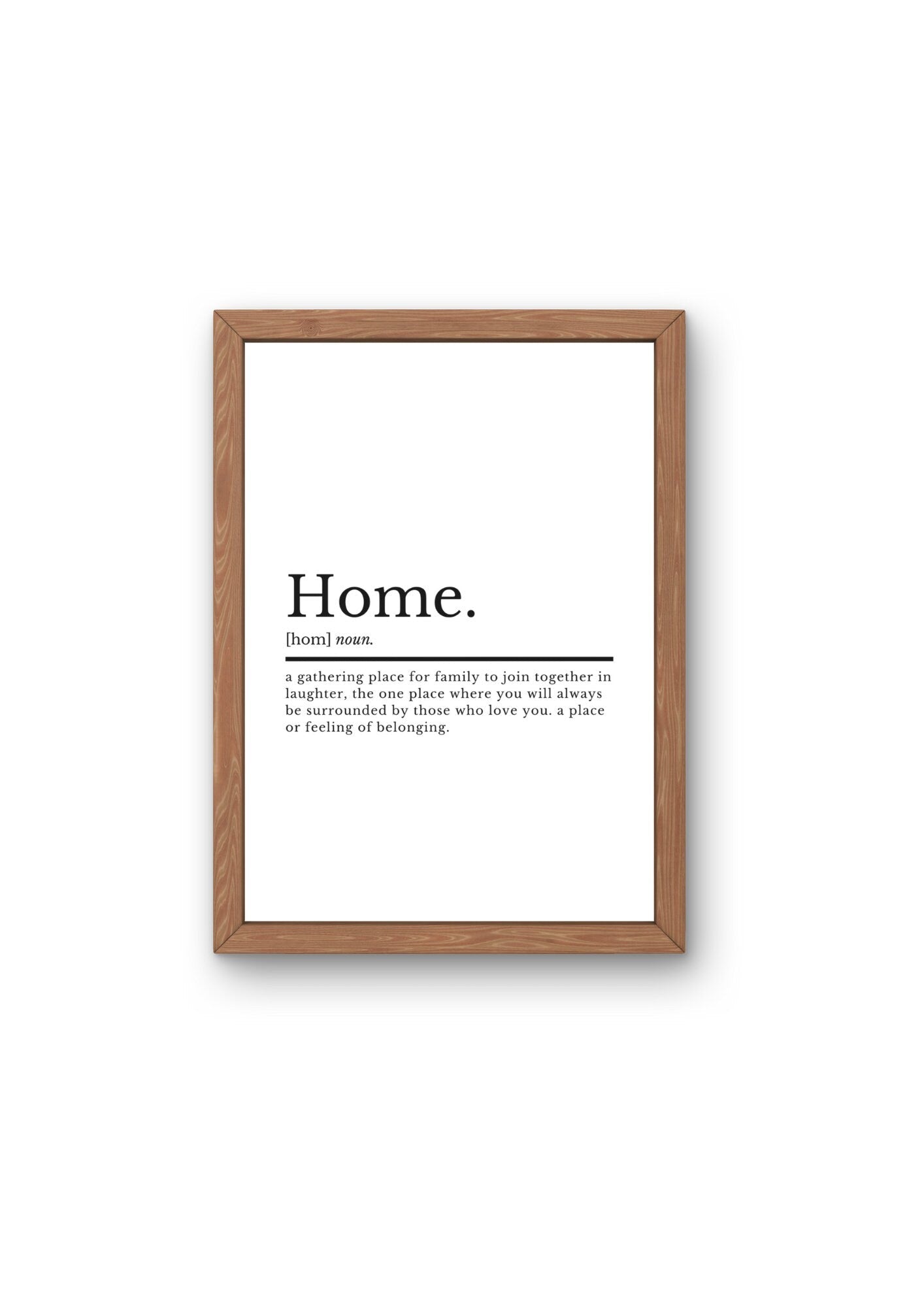 Home Definition Print | New Home Gift | Congratulations Print | Dictionary Style Poster | Housewarming Gift | New Home Greetings Print - ProfessorPrintsUK - A2