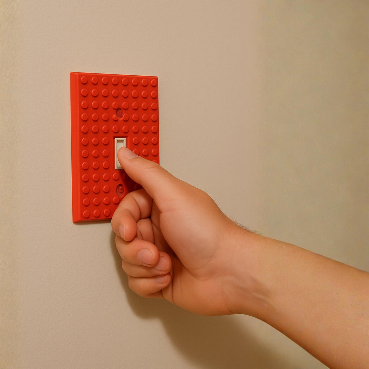 Building Block Light Switch & Outlet Cover | Fun Wall Plate | Kids Room Decor - ThreadaliciousUK