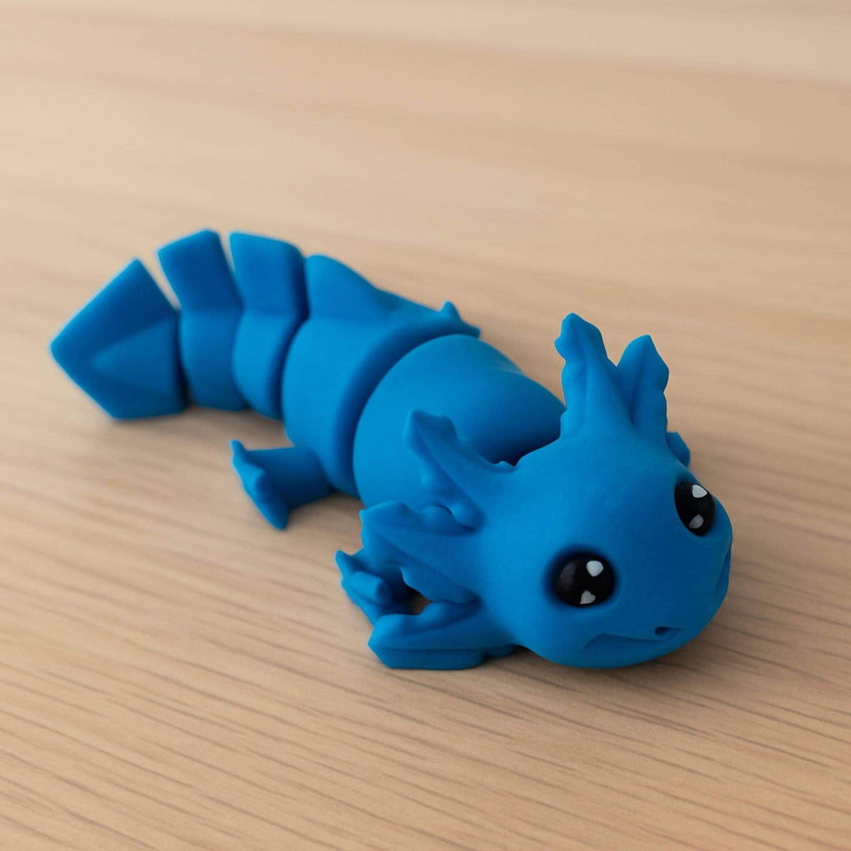Axolotl Fidget Toy • Articulated Desk Pet • Flexible Sensory Stress Reliever - ThreadaliciousUK