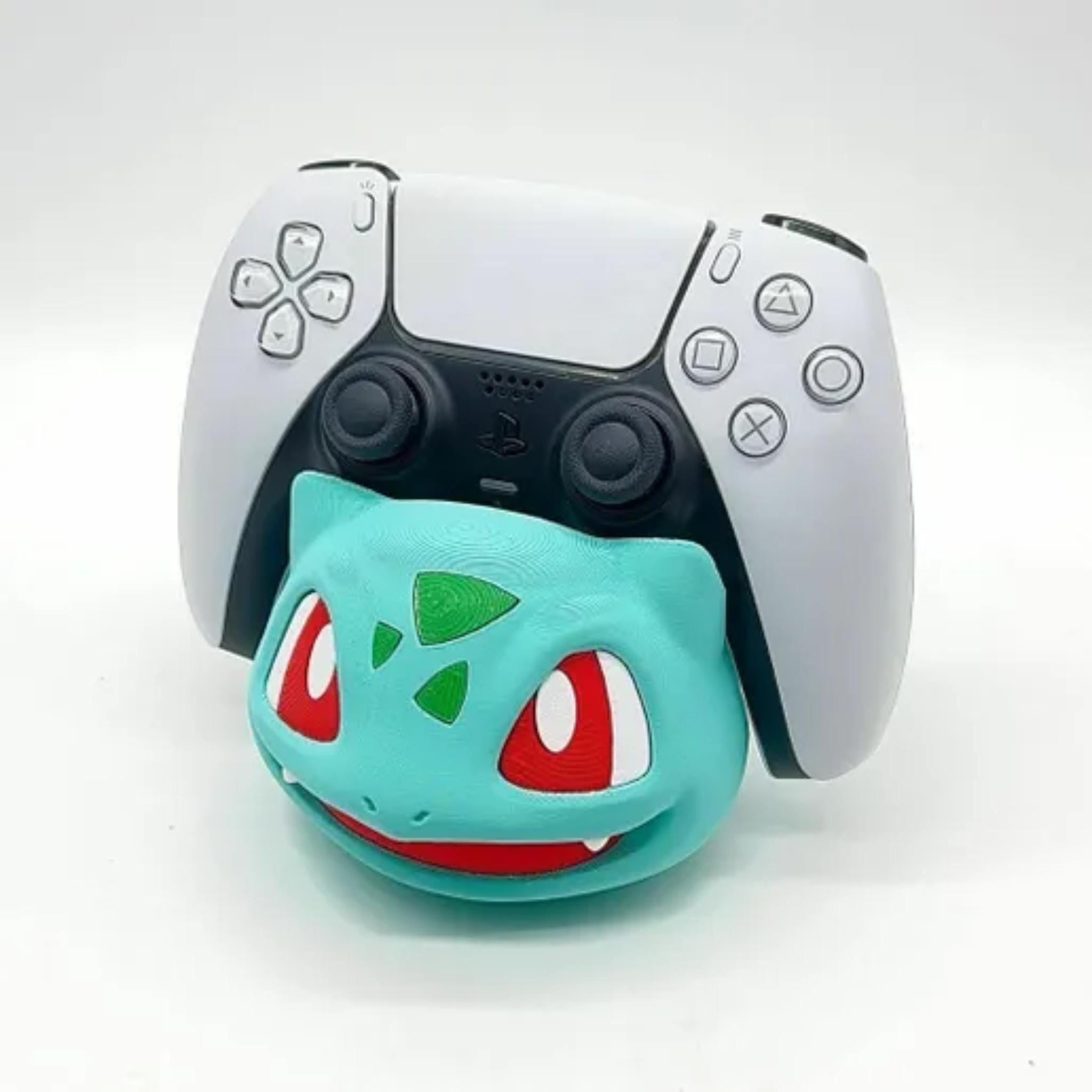 Bulbasaur Inspired Controller Stand Desk Display for Gaming Setup - ThreadaliciousUK