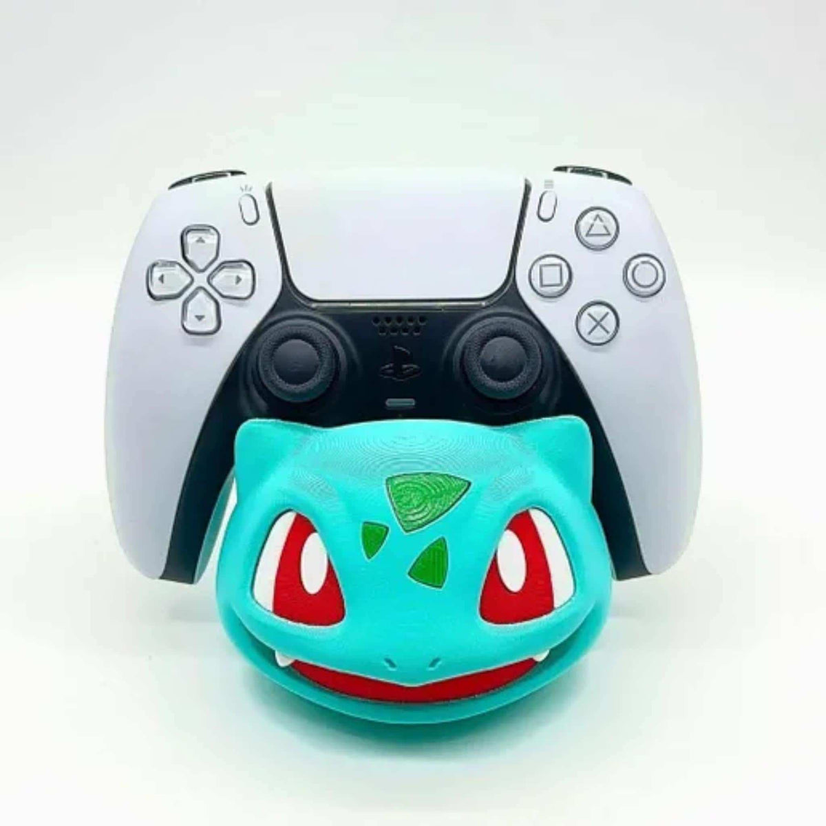 Bulbasaur Inspired Controller Stand Desk Display for Gaming Setup - ThreadaliciousUK