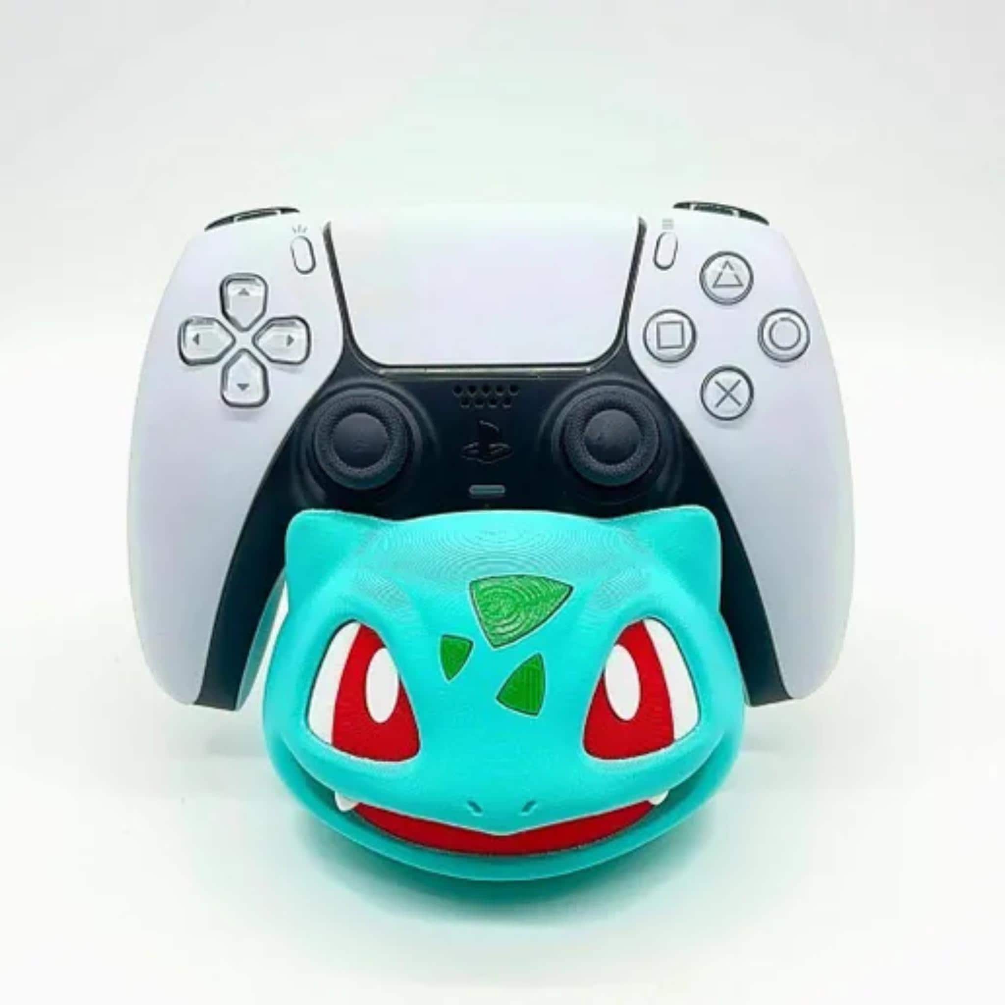 Bulbasaur Inspired Controller Stand Desk Display for Gaming Setup - ThreadaliciousUK