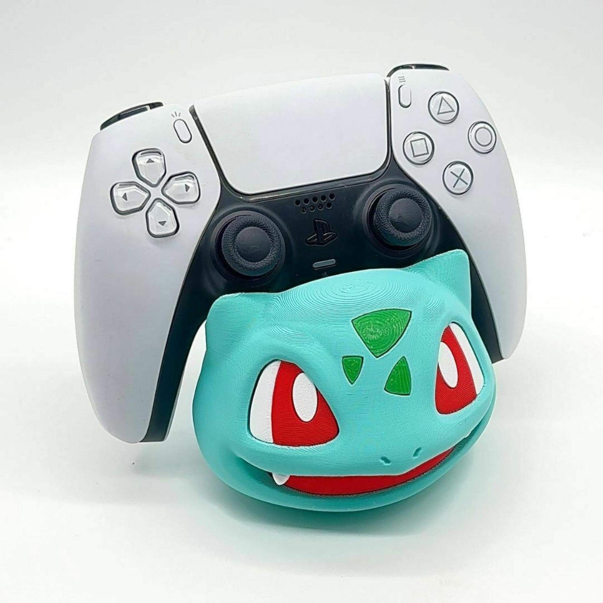 Bulbasaur Inspired Controller Stand Desk Display for Gaming Setup - ThreadaliciousUK