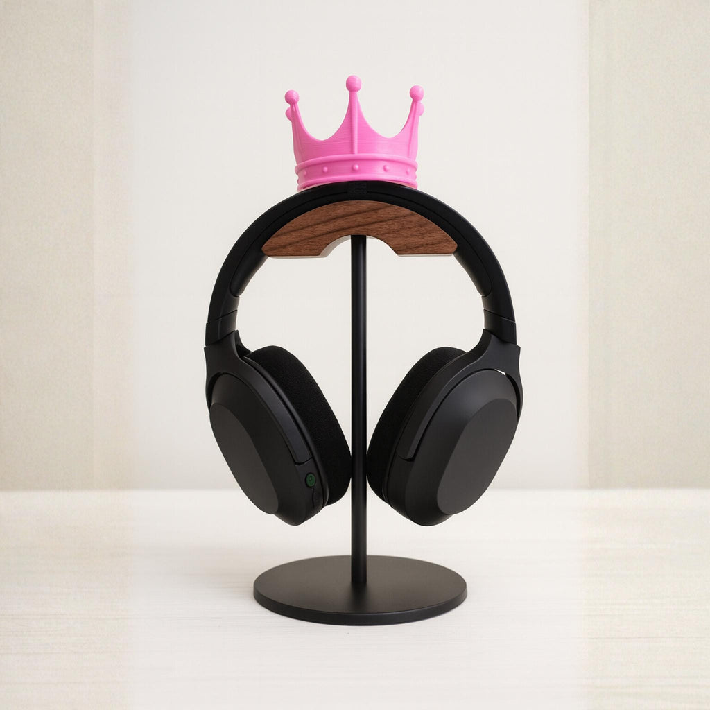 Princess Crown Headphone Attachment | Headset Accessory | Kawaii Gaming Add-On - ThreadaliciousUK