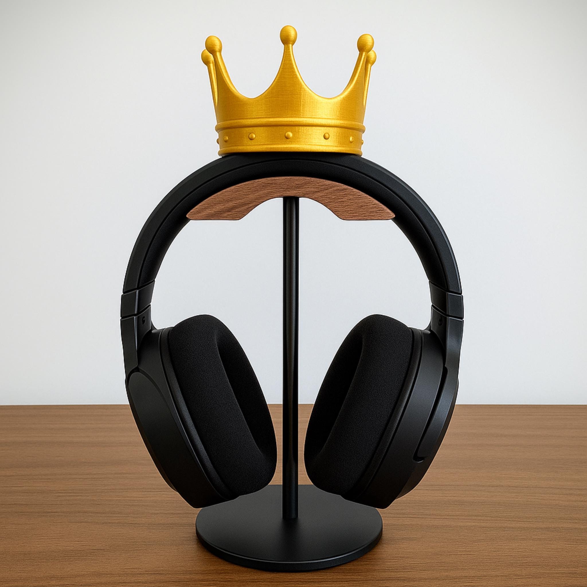 Princess Crown Headphone Attachment | Headset Accessory | Kawaii Gaming Add-On - ThreadaliciousUK