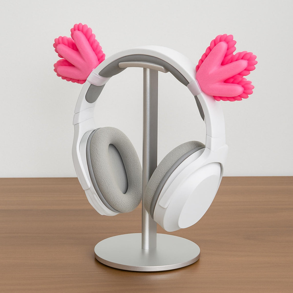 Axolotl Fins Headphone Attachment | Kawaii Headset Accessory | Gaming Décor - ThreadaliciousUK