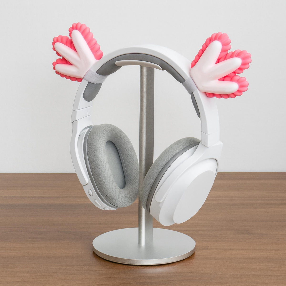 Axolotl Fins Headphone Attachment | Kawaii Headset Accessory | Gaming Décor - ThreadaliciousUK