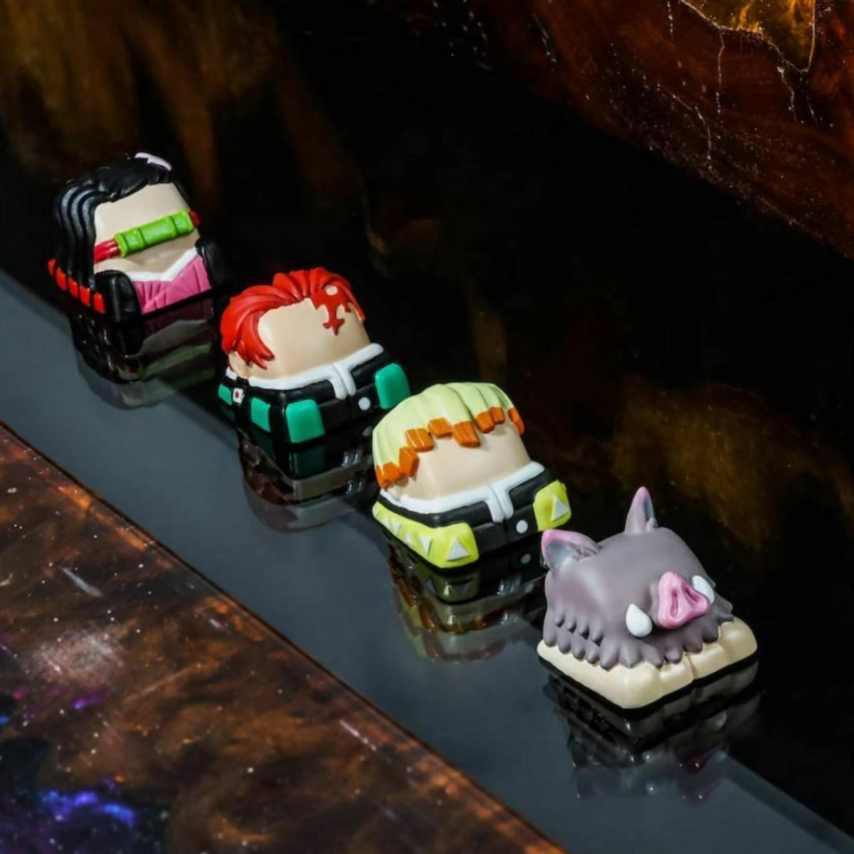 Elemental Blade Keycaps • Anime Slayer Inspired Keyboard Set • Custom Decorative Keys for Mechanical Keyboards - ThreadaliciousUK
