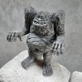 Rock Creature Sculpture – Detailed Fantasy Stone Guardian Display Figure for Shelf or Desk - ThreadaliciousUK