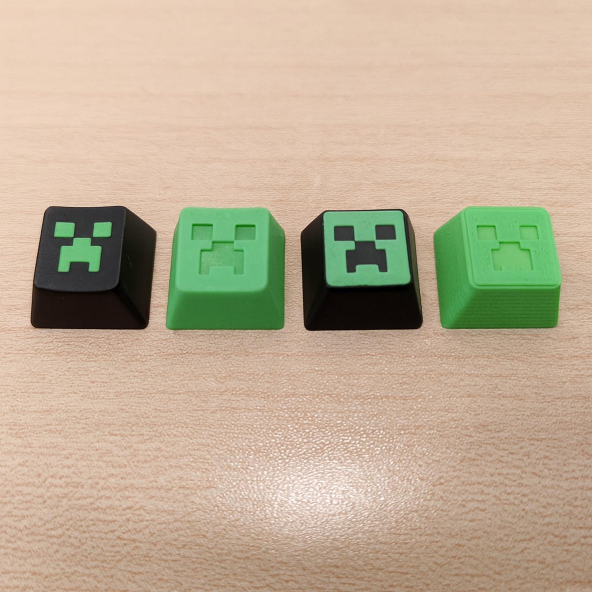Creeper-Inspired Keycap | Glow Gaming Keycap | Artisan Mechanical Keyboard Key - ThreadaliciousUK