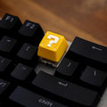 Question Block Inspired Keycap | Retro Gaming Artisan Keycap | Custom Mechanical Keyboard Key - ThreadaliciousUK