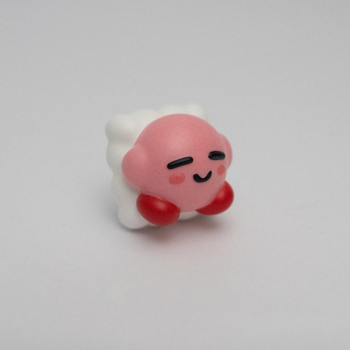 Pink Star Hero Artisan Keycap • Cloud-Riding Character Key for Custom Mechanical Keyboards - ThreadaliciousUK