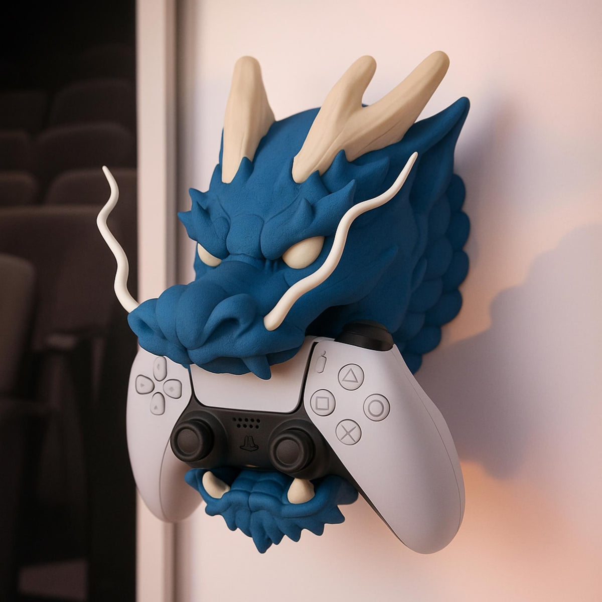 Dragon Wall Mounted Controller Holder – Epic Fantasy Gaming Display Stand - ThreadaliciousUK