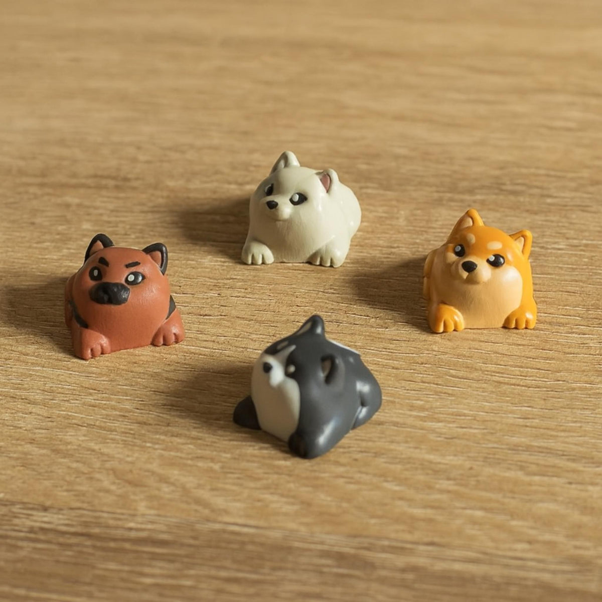 Shiba Inu Dog Keycap | Artisan Keycap for Mechanical Keyboards | Kawaii Desk Accessory - ThreadaliciousUK