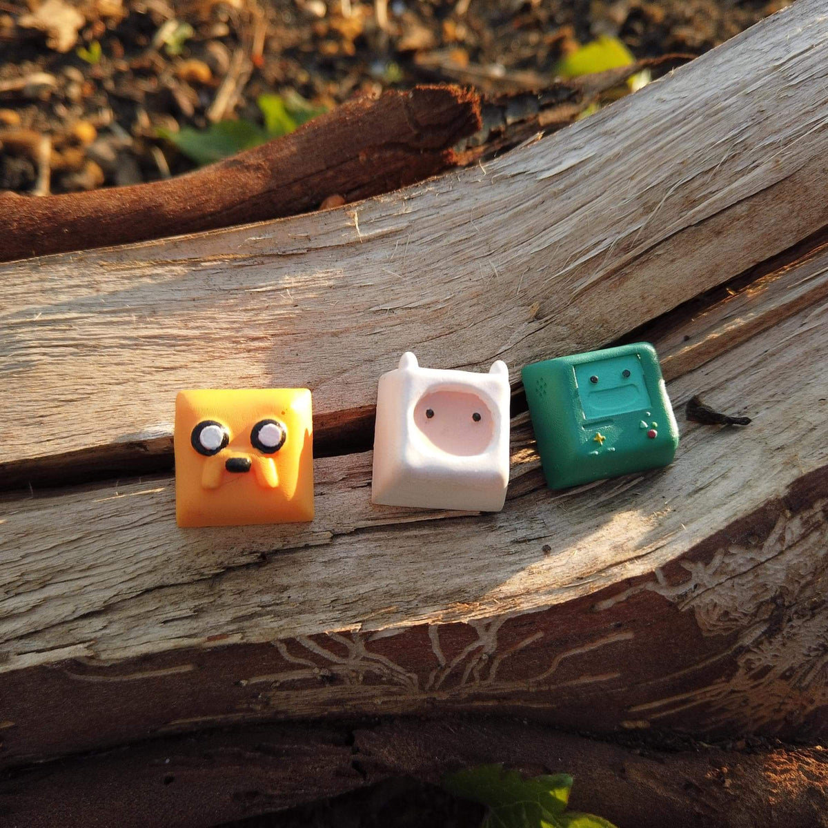Cartoon Trio Artisan Keycap Set • Character Keycaps for Custom Mechanical Keyboards - ThreadaliciousUK