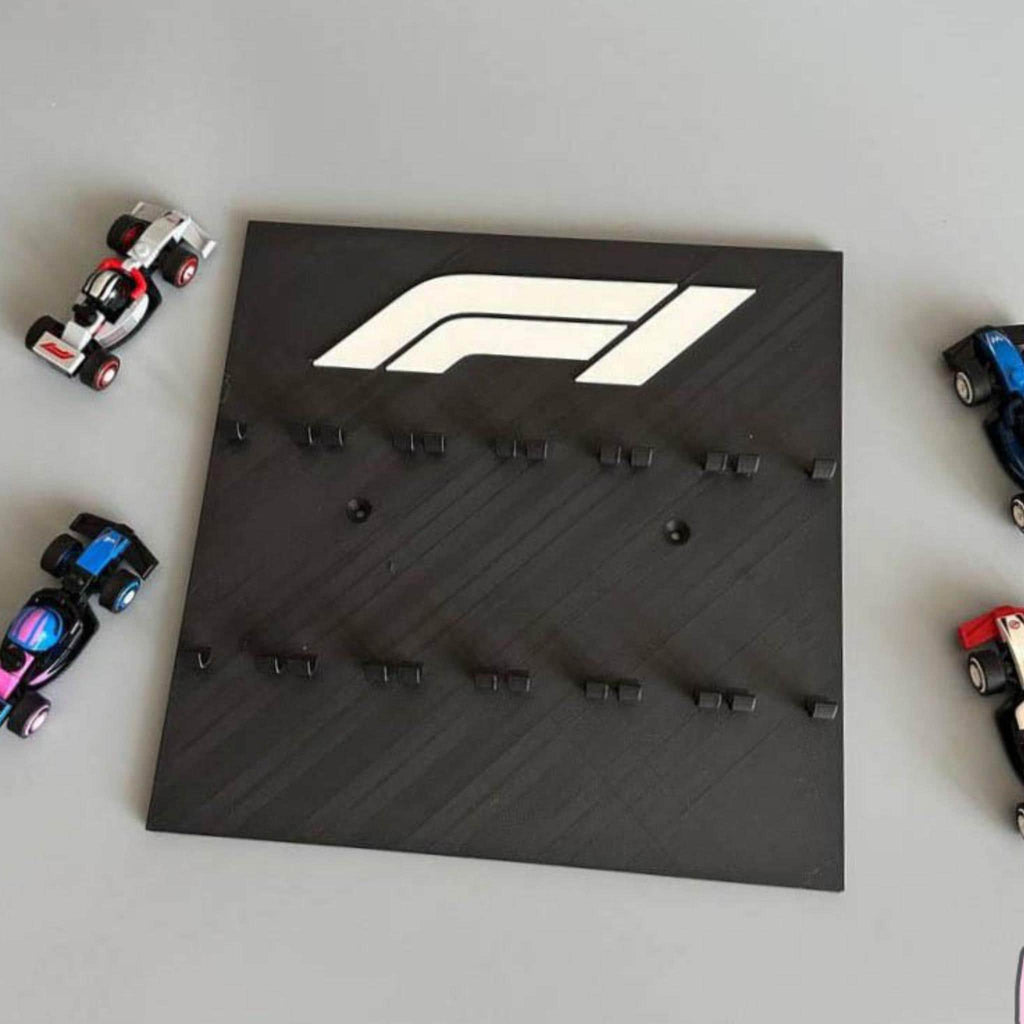 Racing Car Display Shelf | Building Block F1 Mini Car Stand | Wall or Collectable Holder - ThreadaliciousUK