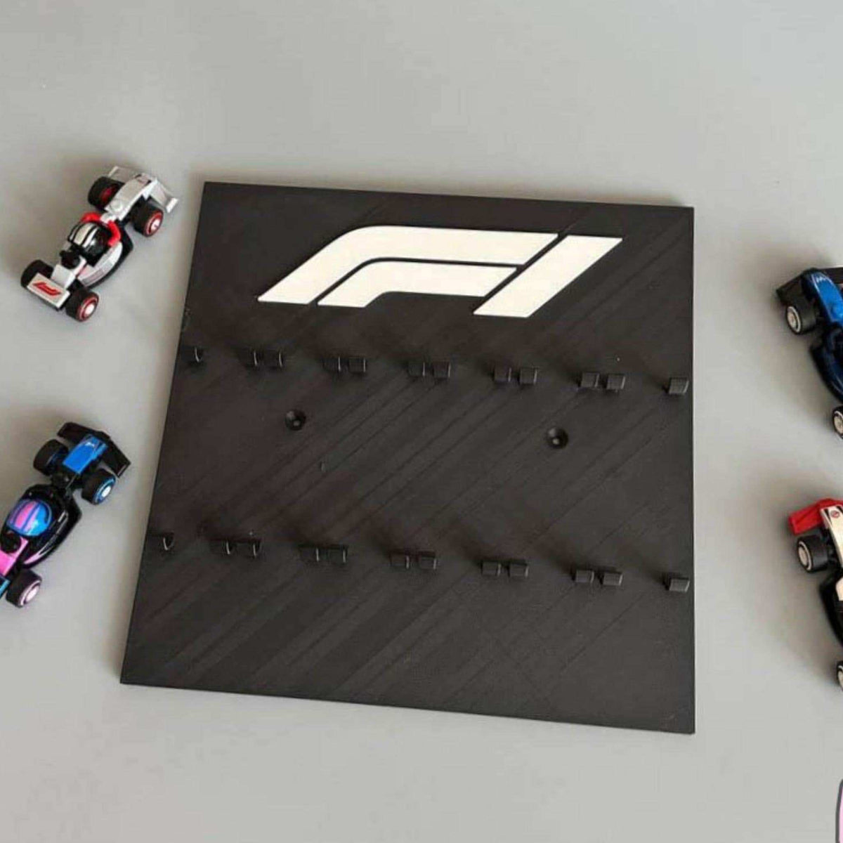 Racing Car Display Shelf | Building Block F1 Mini Car Stand | Wall or Collectable Holder - ThreadaliciousUK
