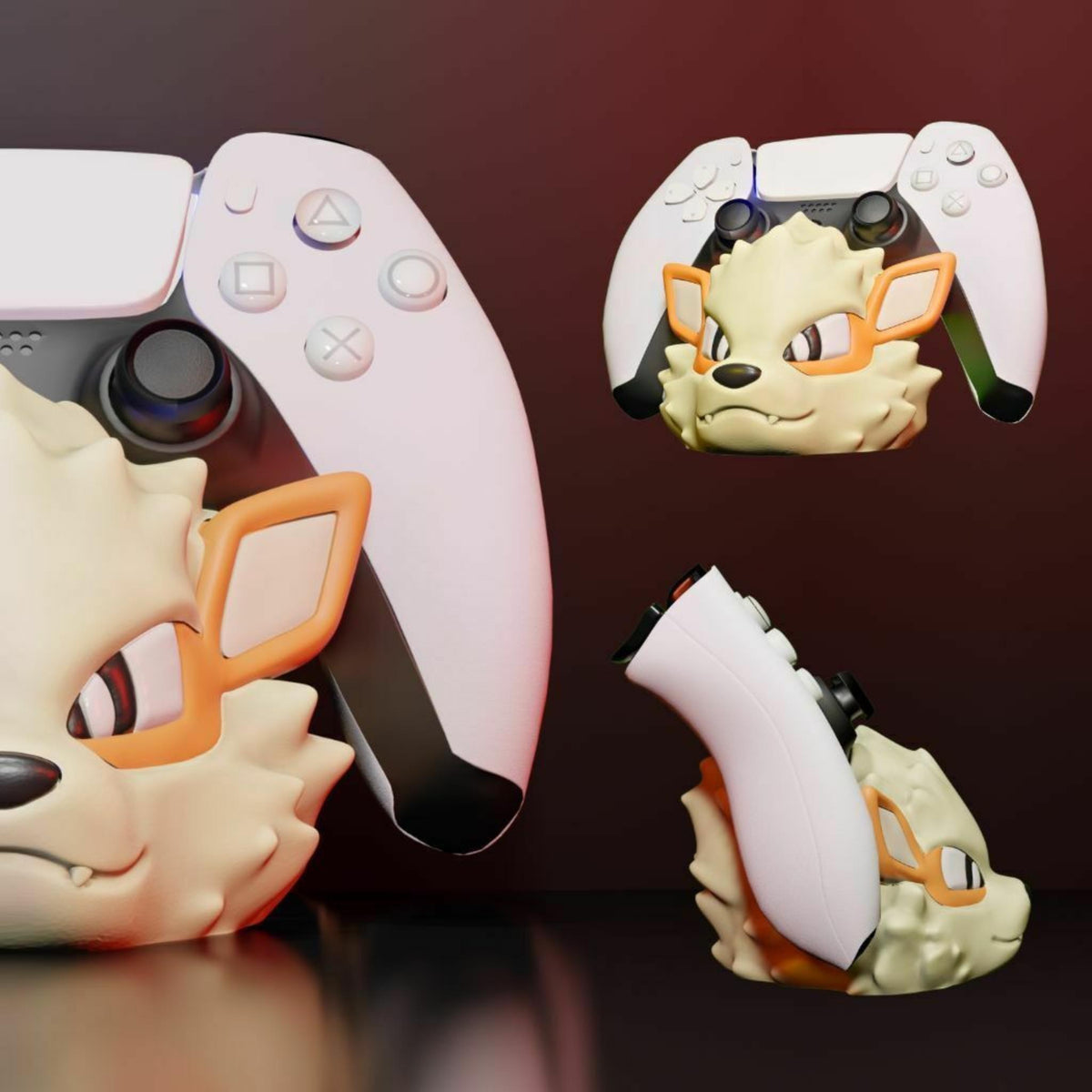 Arcanine Controller Stand | Gaming Desk Display | Creature-Themed Holder - ThreadaliciousUK