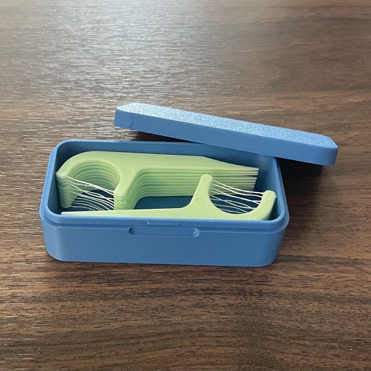 Pocket Floss Container • Compact Dental Floss Holder • Travel Floss Case • Minimal Everyday Carry Accessory - MoreMiniaturesStudio