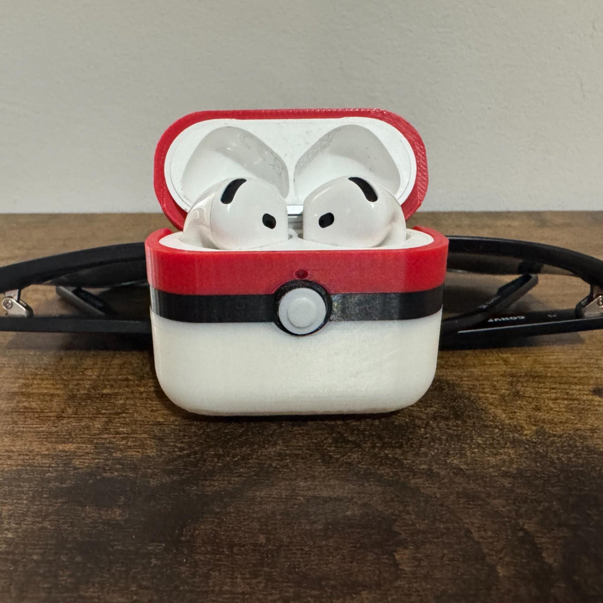 Retro Monster Capture AirPods Case Cover | Gaming Inspired Earbud Holder | Protective Charging Case Accessory - MoreMiniaturesStudio