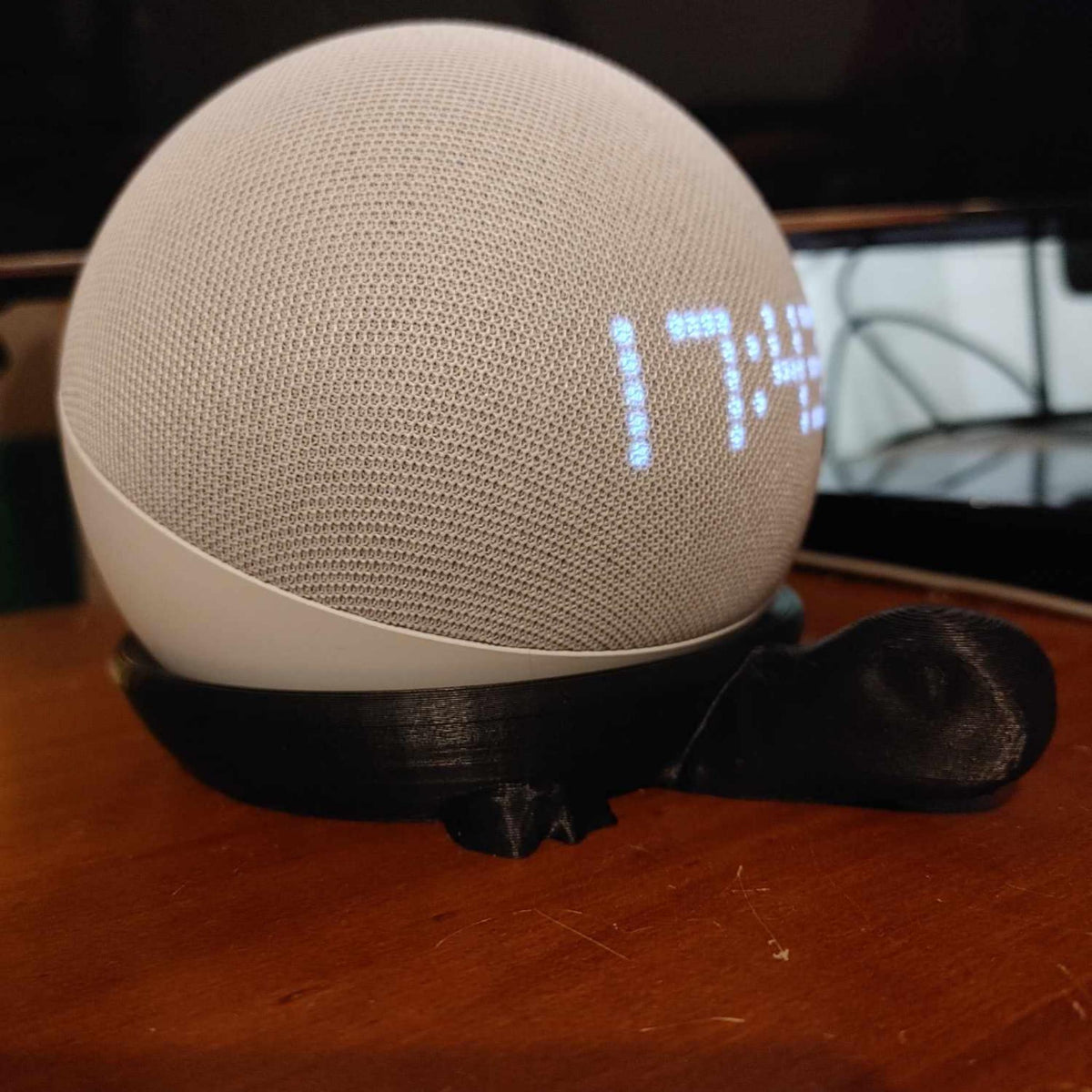 Tortoise Echo Dot Stand | Cute Animal Smart Speaker Holder | Desk, Shelf & Bedside Home Decor Accessory - MoreMiniaturesStudio
