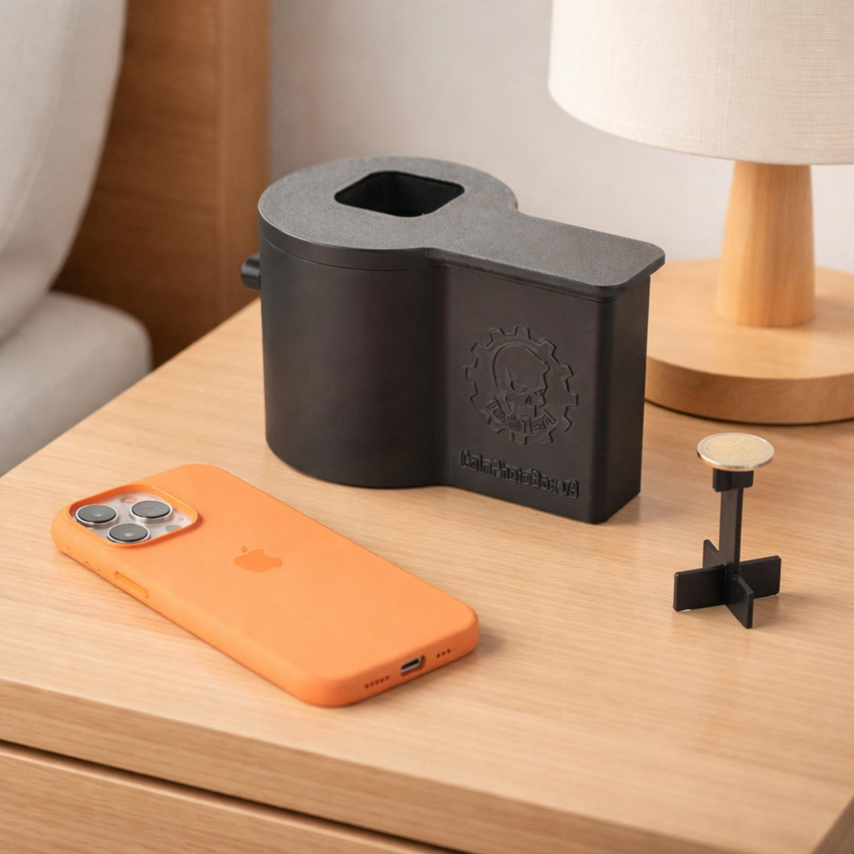 Smartphone Coin Photo Box | Compact Photography Tool for Collectors, Macro Shots & Detail Display - MoreMiniaturesStudio