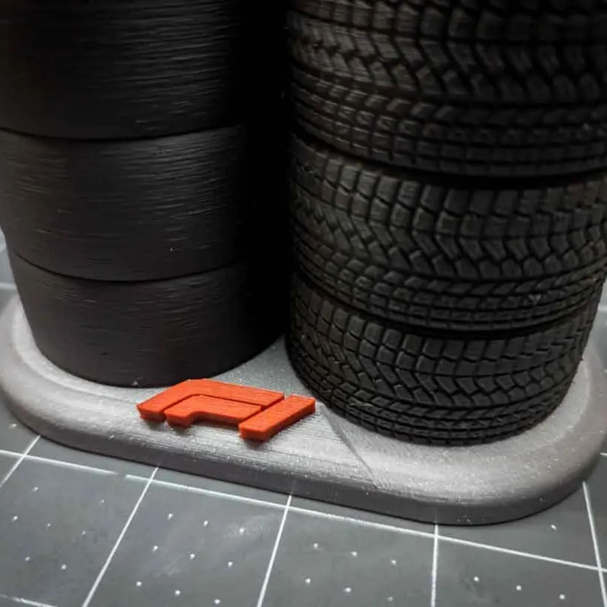 Racing Tyre Pen Holder | Motorsport Desk Organiser, Formula Style Office Decor Gift for Car Fans - MoreMiniaturesStudio