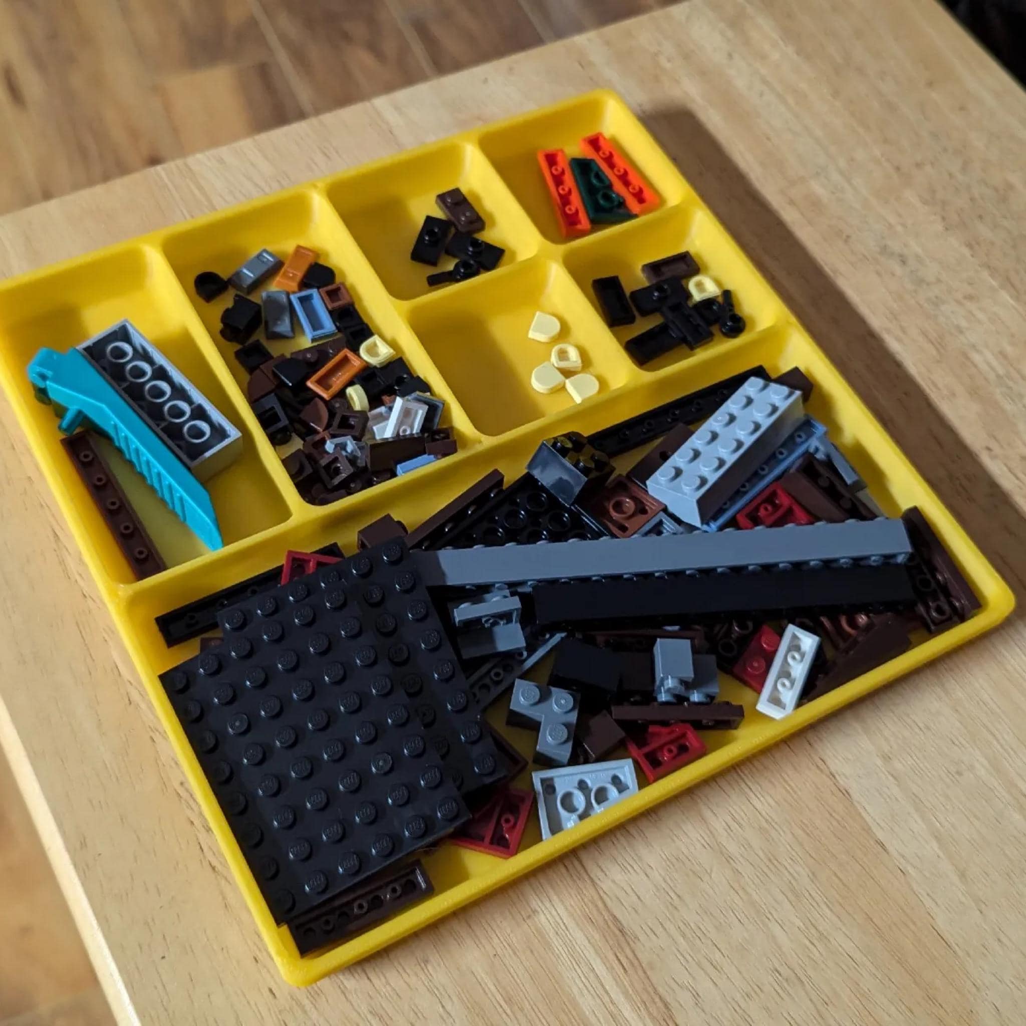 Modular Brick Sorting Tray | Small Parts Organiser, Building Block Storage, Hobby & Model Parts Tray - MoreMiniaturesStudio