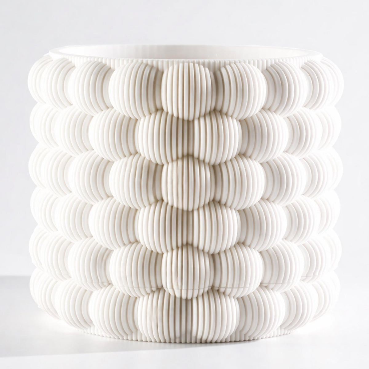 Bubble Texture Plant Pot | Modern Decorative Planter, Minimalist Indoor Plant Holder, Contemporary Home Décor - MoreMiniaturesStudio