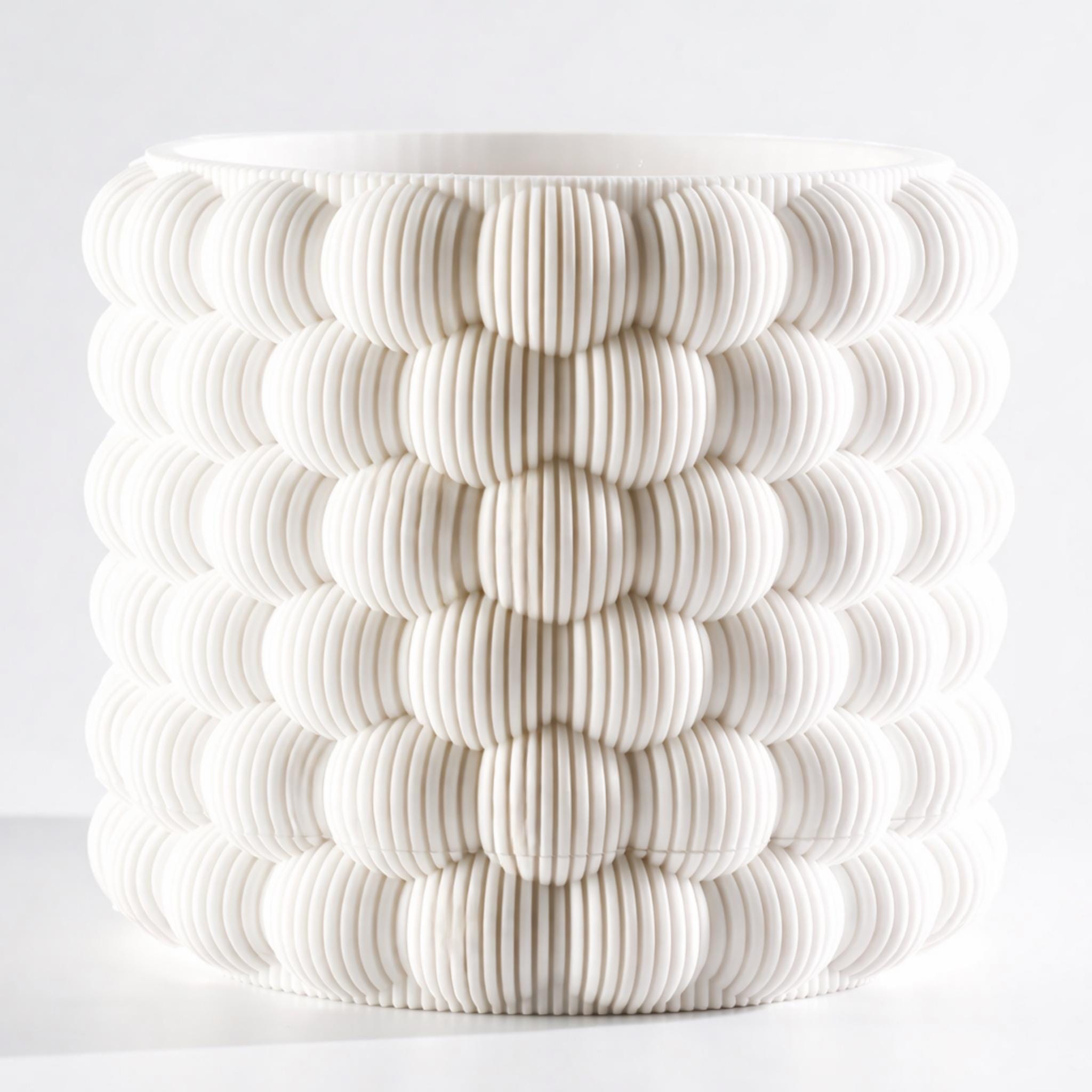Bubble Texture Plant Pot | Modern Decorative Planter, Minimalist Indoor Plant Holder, Contemporary Home Décor - MoreMiniaturesStudio