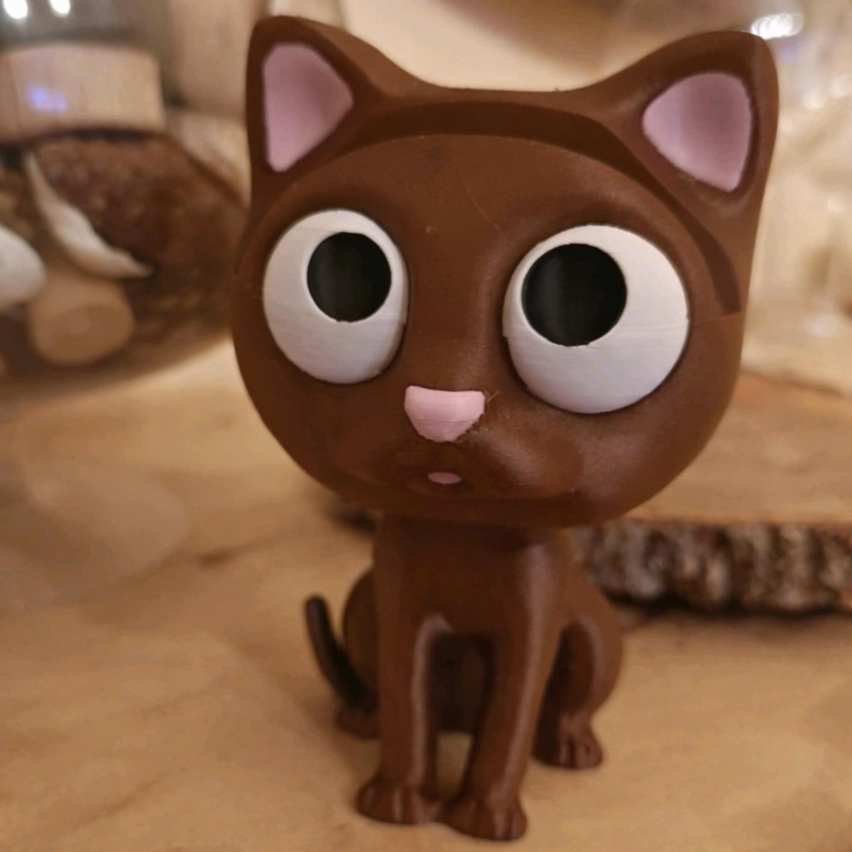 Cat Glasses Holder • Desk Eyewear Stand • Cat Decor Glasses Rest • Spectacles Holder for Desk or Bedside - MoreMiniaturesStudio